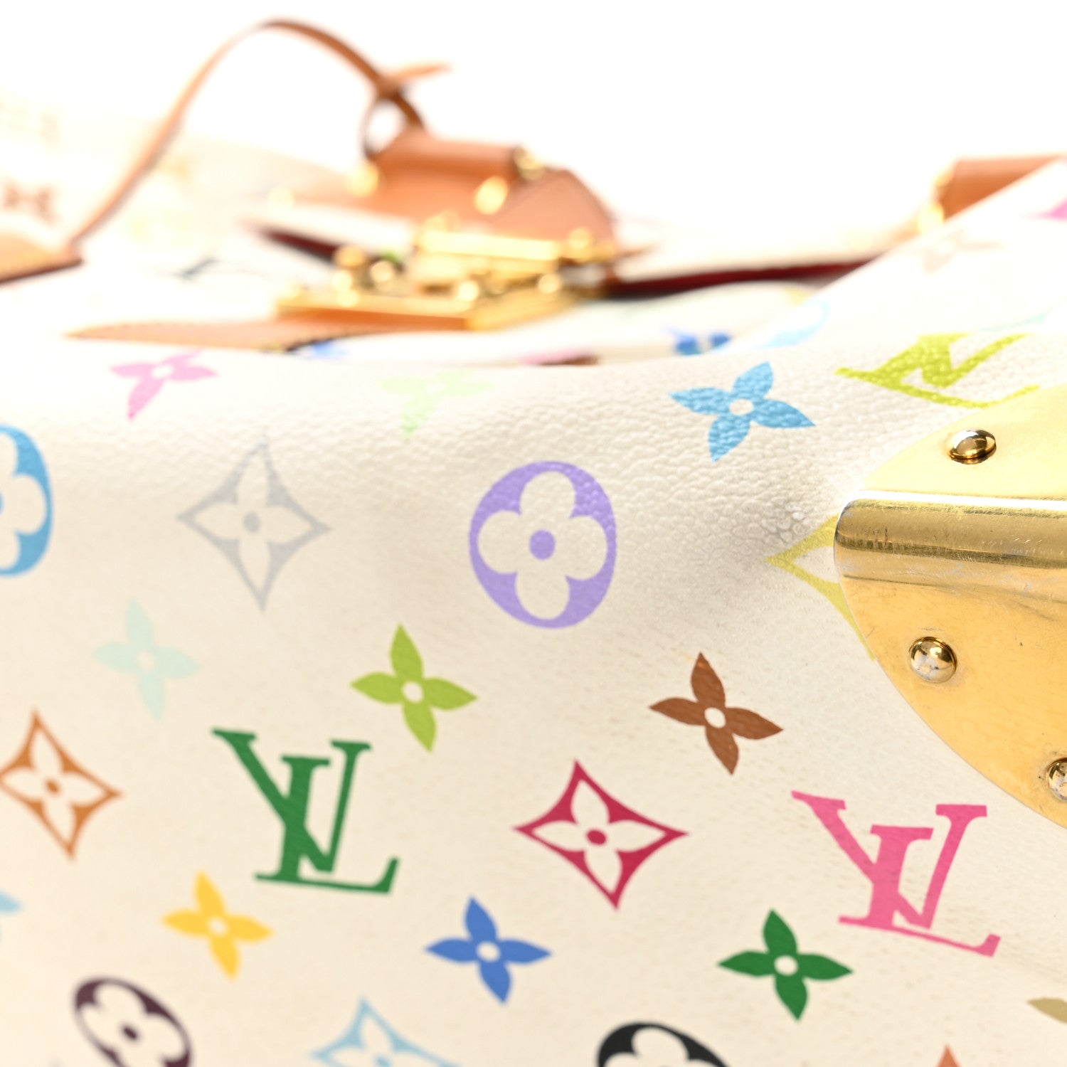 Louis Vuitton Monogram Multicolor Speedy 30 White