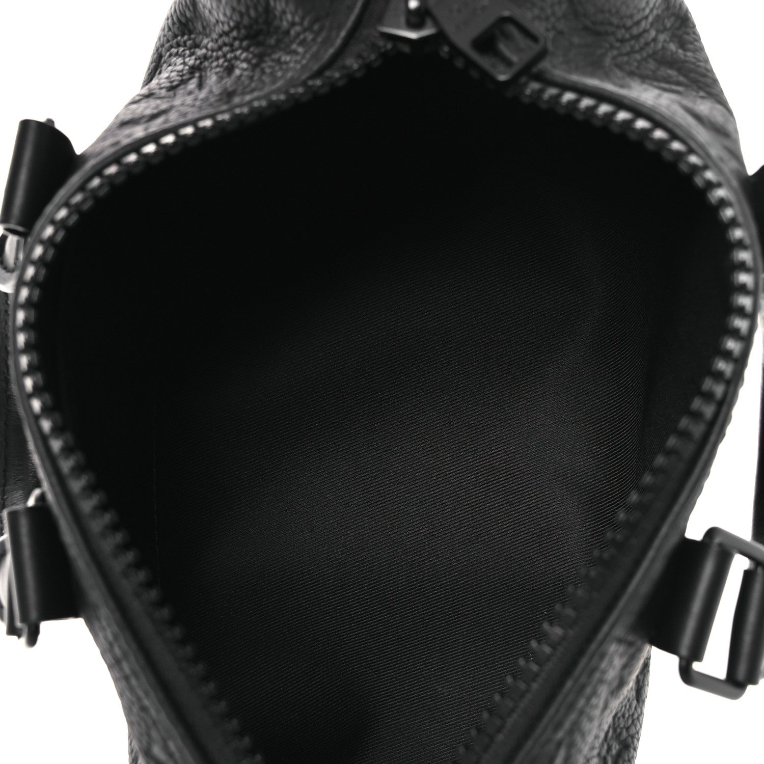 Louis Vuitton Monogram Taurillon Keepall Bandouliere 25 Black