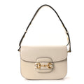Gucci Azalea Calfskin Horsebit 1955 Shoulder Bag Mystic White