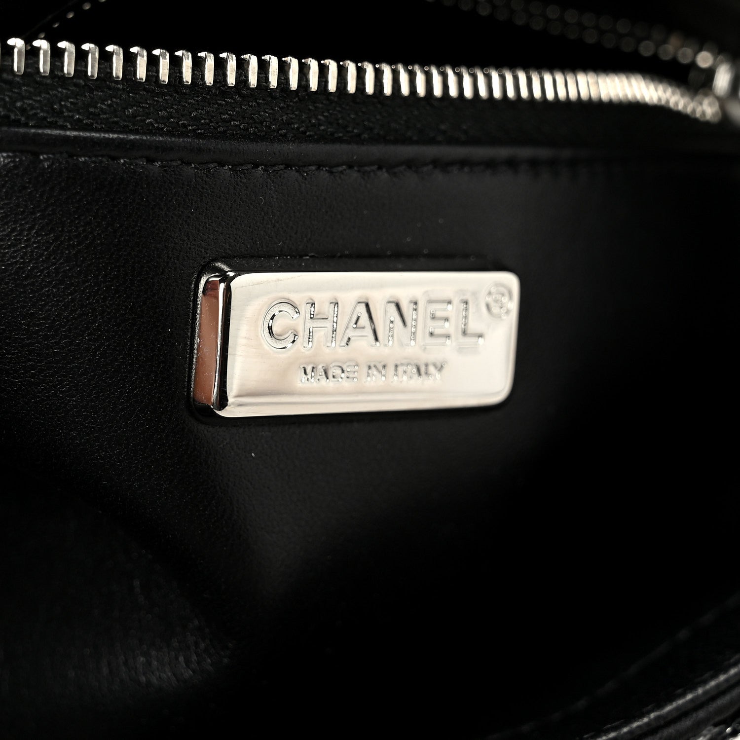 Chanel Sequin Quilted Small Single Flap Silver Black