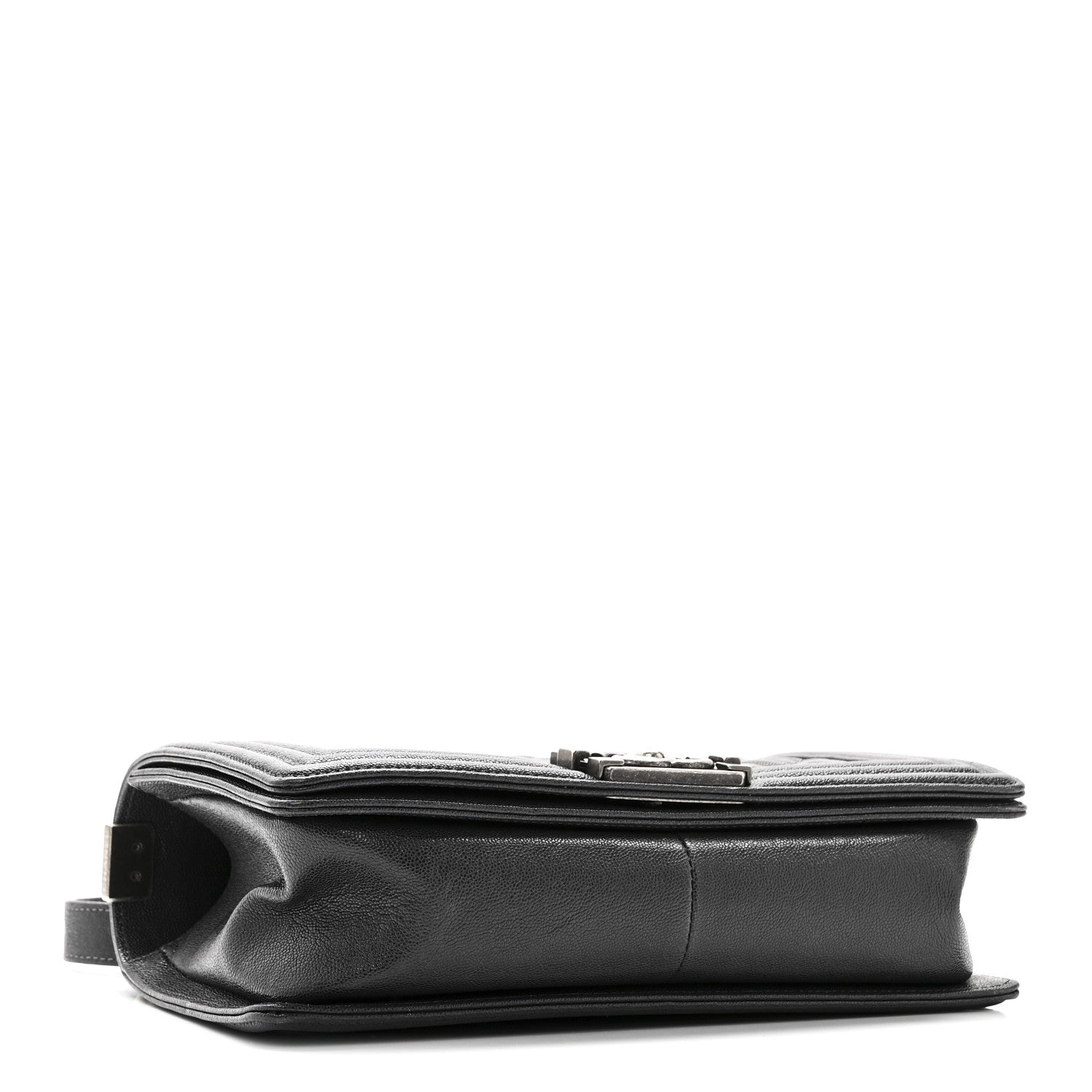 Chanel Caviar Quilted Medium Boy Flap Charcoal