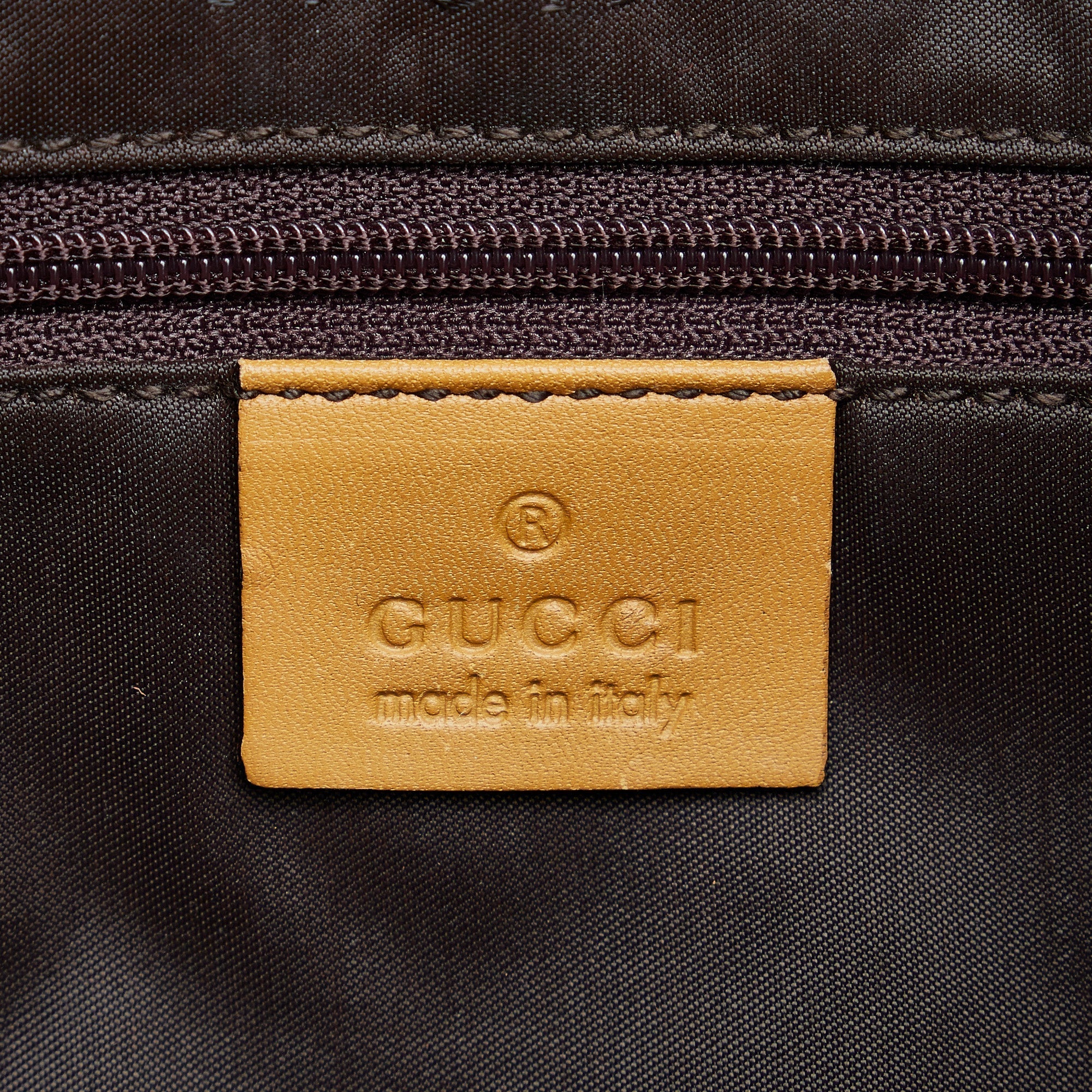 GUCCI GG Canvas Bamboo Web Satchel