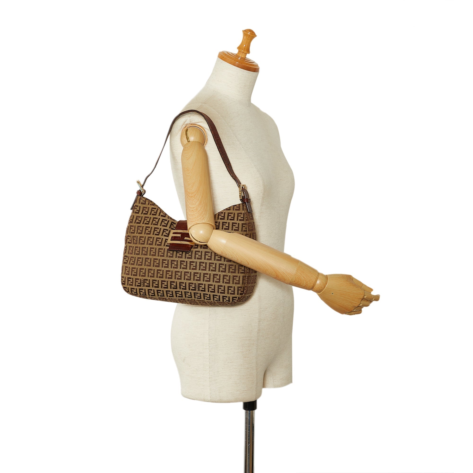 FENDI Zucchino Shoulder Bag