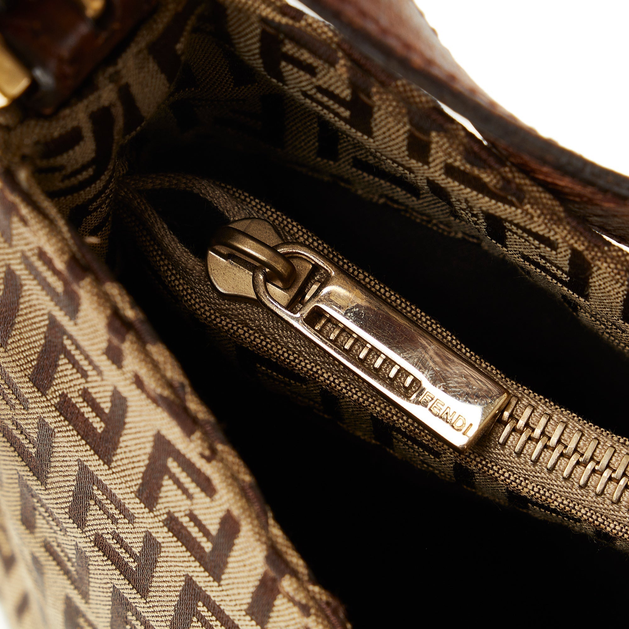 FENDI Zucchino Shoulder Bag