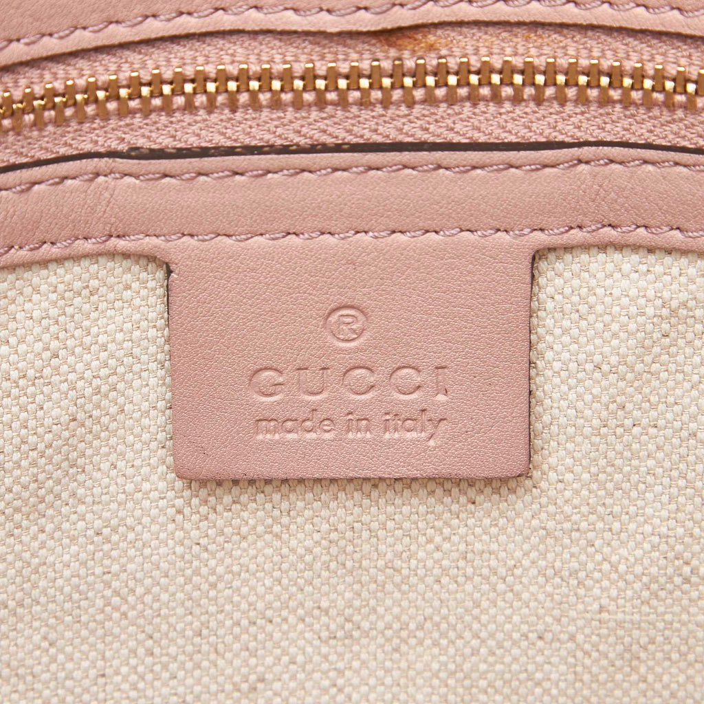 Nice Microguccissima Patent Leather Bag