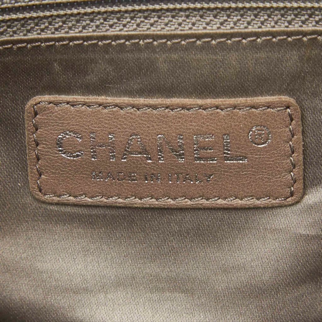 Chanel Dark Brown Leather Pocket in the City Shoulder Bag