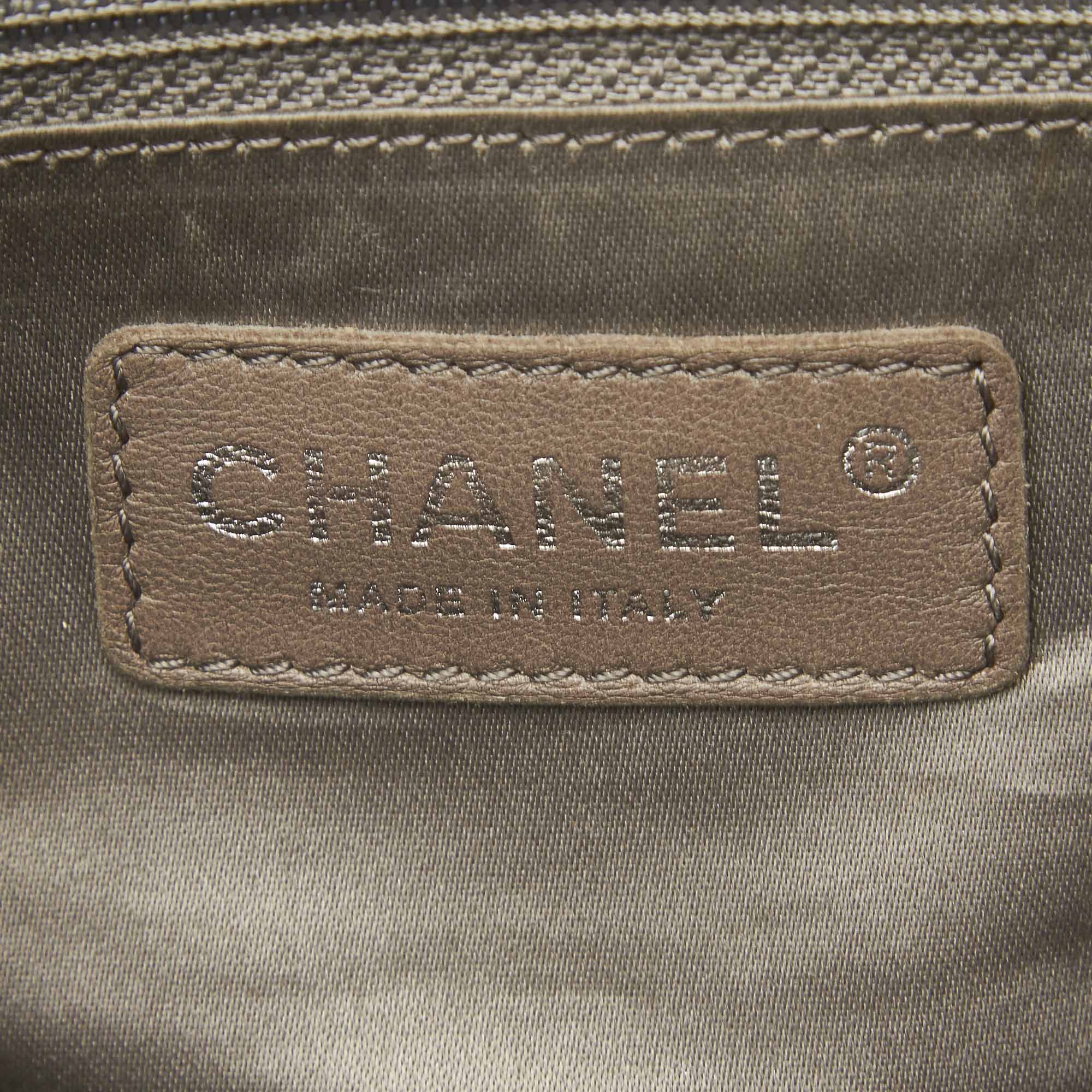 Chanel Dark Brown Leather Pocket in the City Shoulder Bag