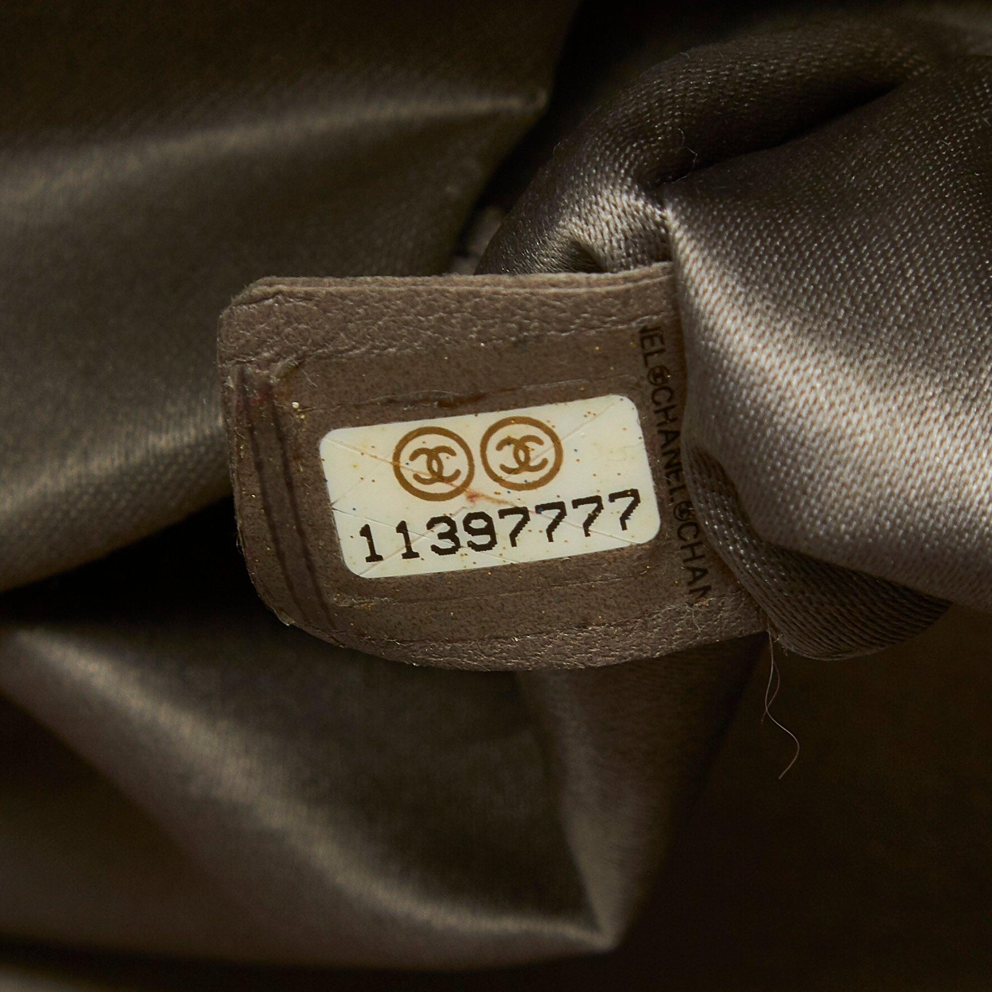 Chanel Dark Brown Leather Pocket in the City Shoulder Bag
