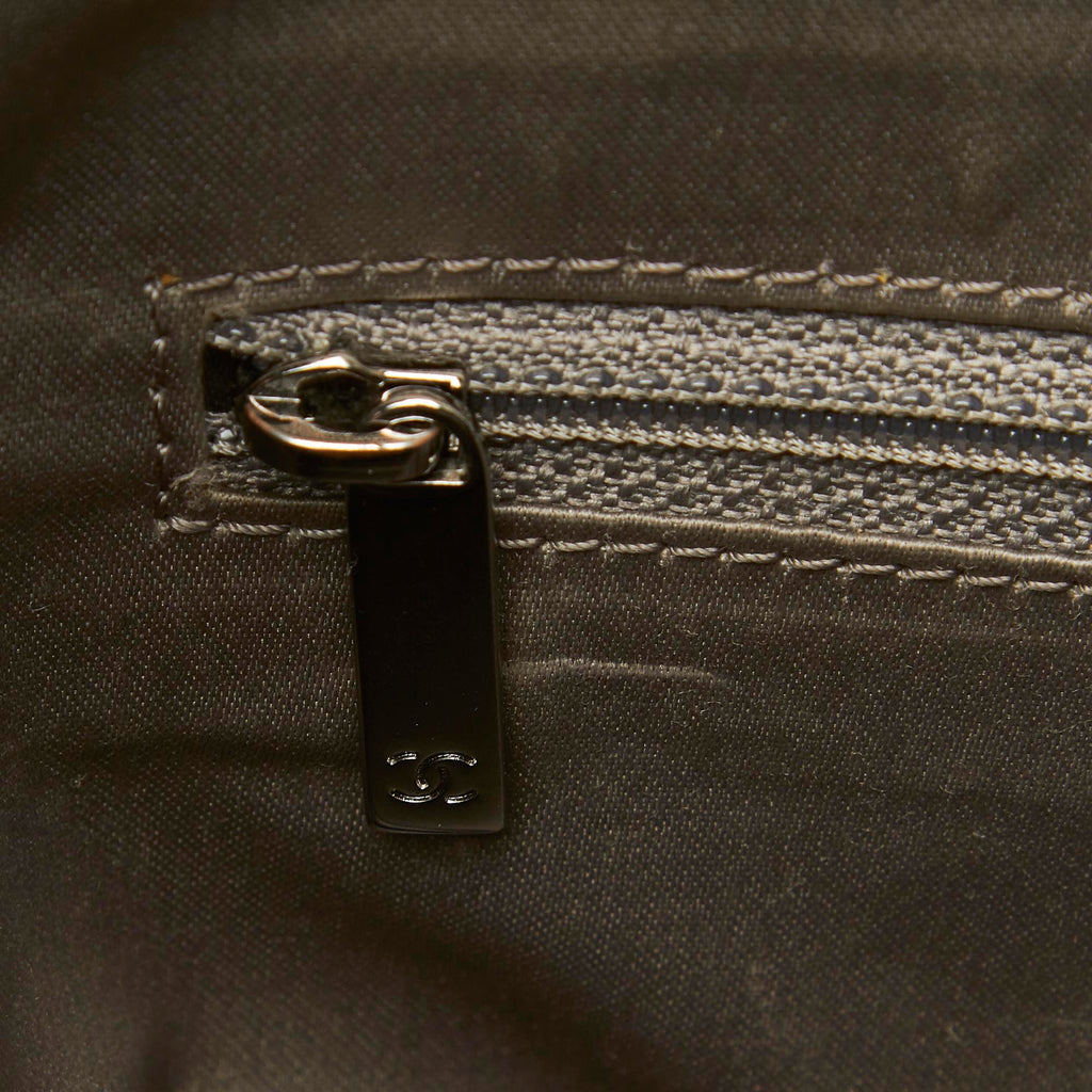 Chanel Dark Brown Leather Pocket in the City Shoulder Bag