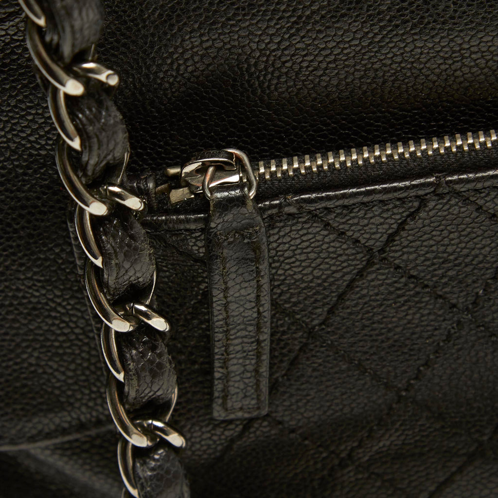 Chanel Dark Brown Leather Pocket in the City Shoulder Bag