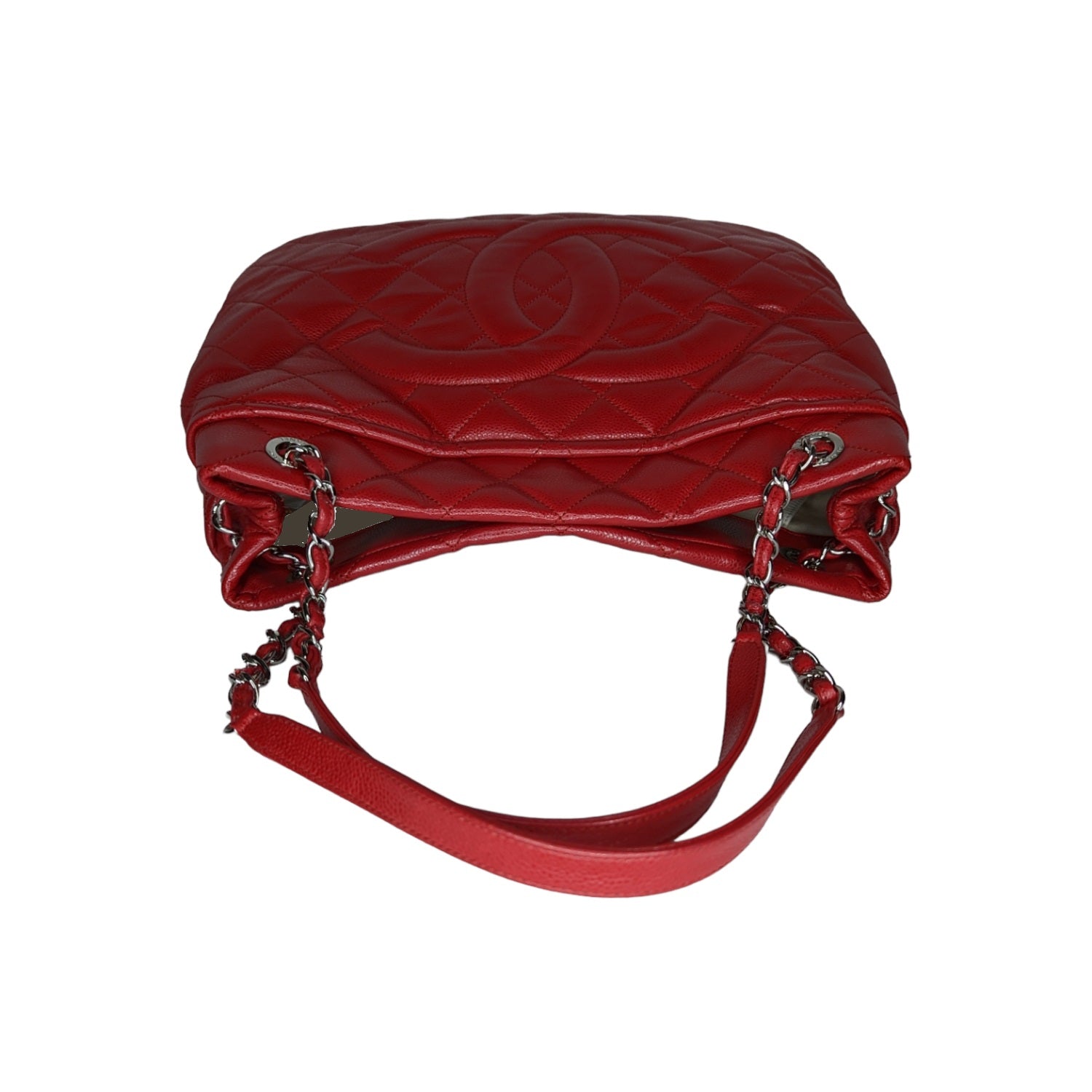 Chanel bags Red Quilted Caviar Timeless Soft Shopper Tote