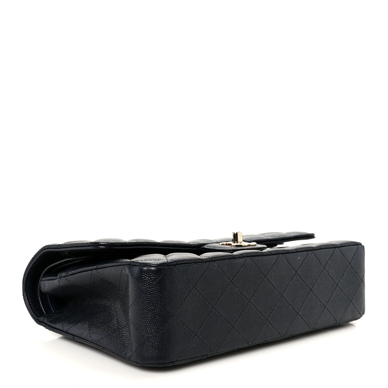Chanel Caviar Quilted Medium Double Flap Navy