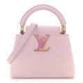 Louis Vuitton Taurillon LV Ski Capucines Mini Pearly Lilac
