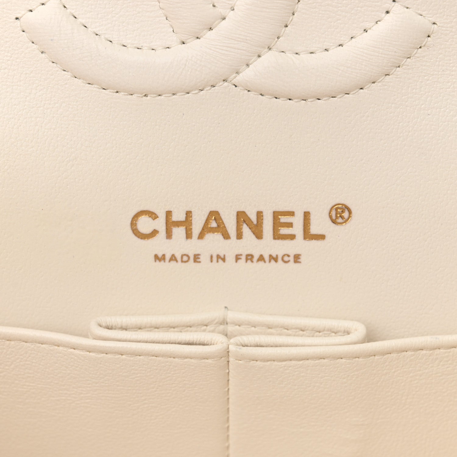 Chanel Caviar Quilted Medium Double Flap White