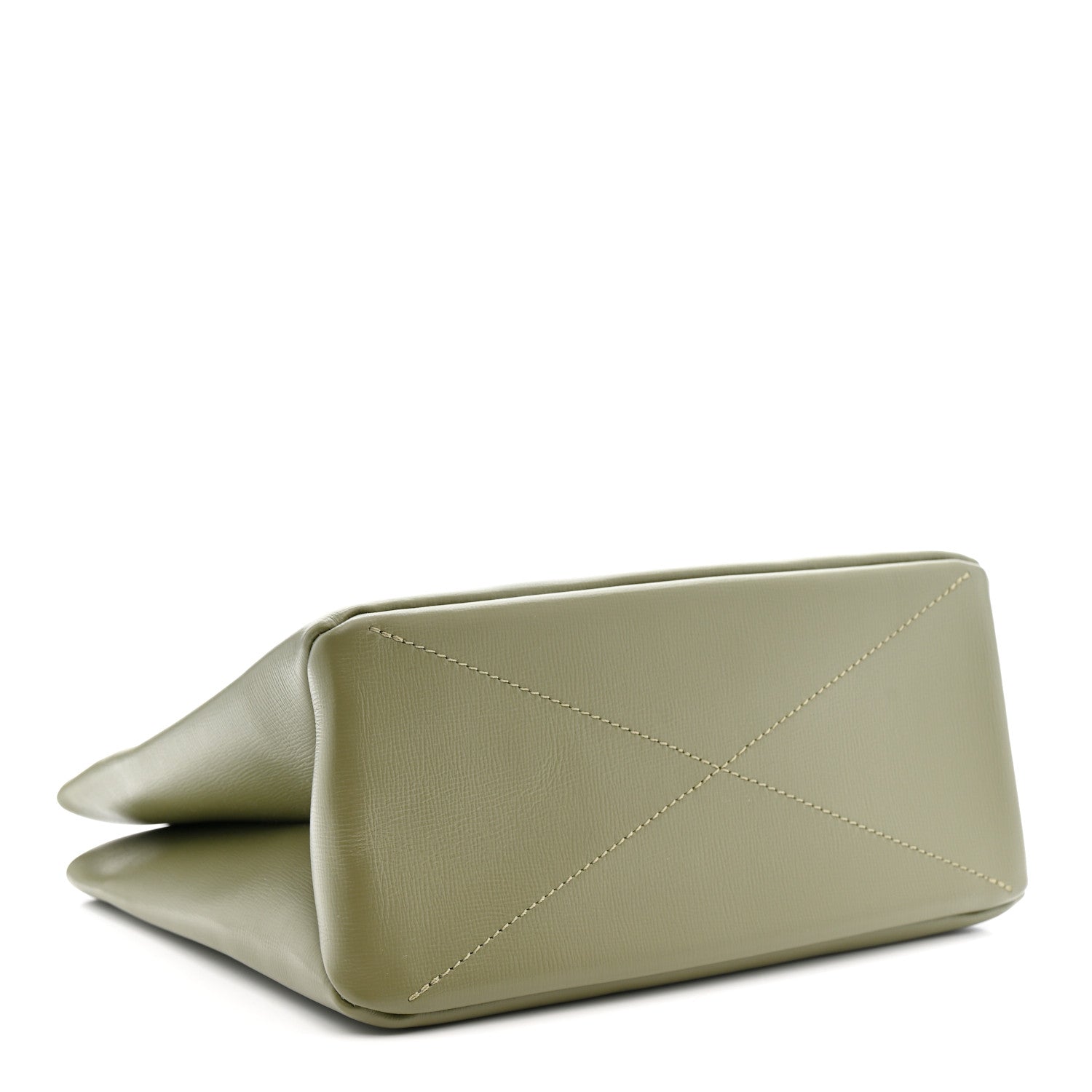 Louis Vuitton Calfskin Mini Shopper Tote Khaki Green