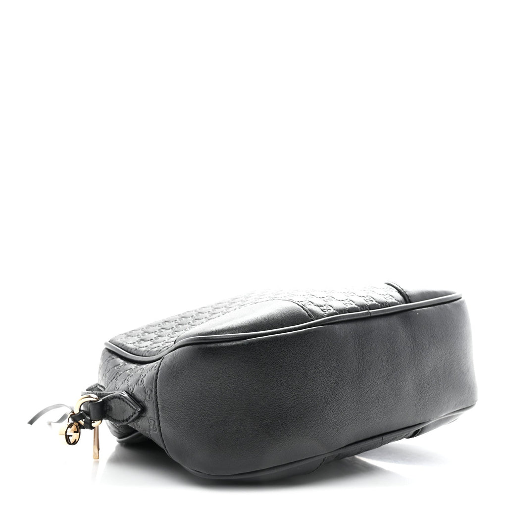 Gucci Microguccissima Mini Bree Messenger Bag Black