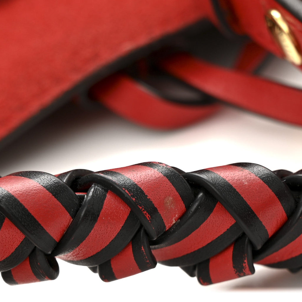 Louis Vuitton Monogram Braided Neonoe Coquelicot