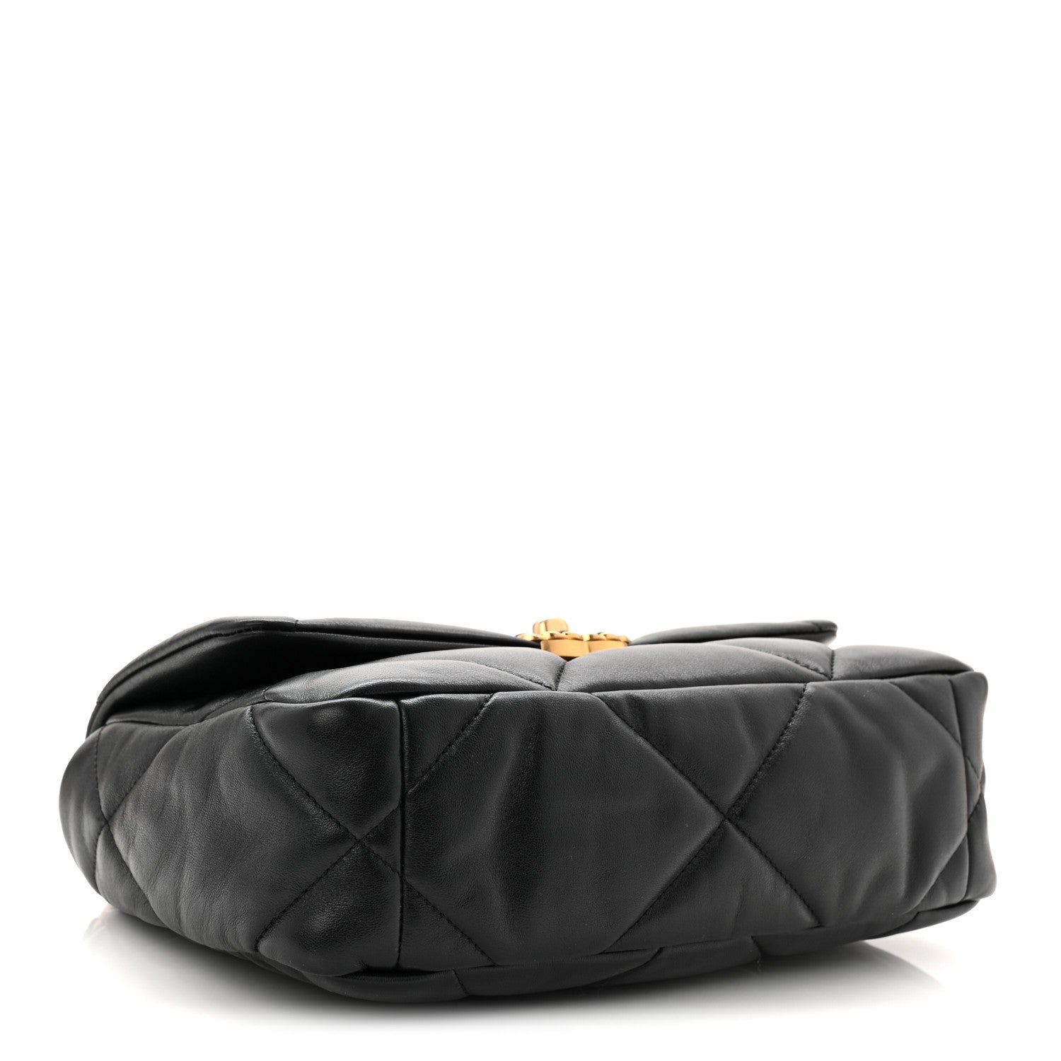 Chanel Lambskin Quilted Medium Chanel 19 Flap Black