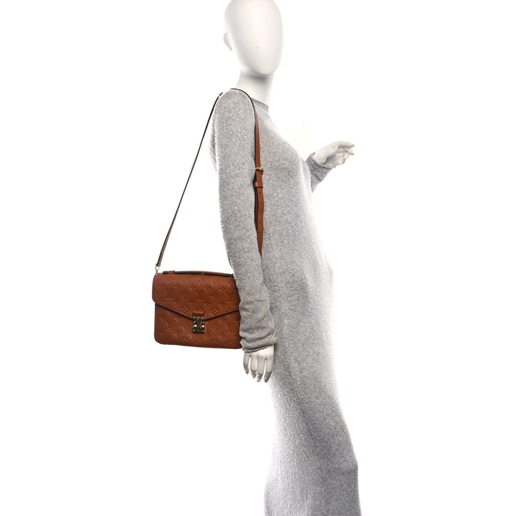 Louis Vuitton Empreinte Pochette Metis Cognac