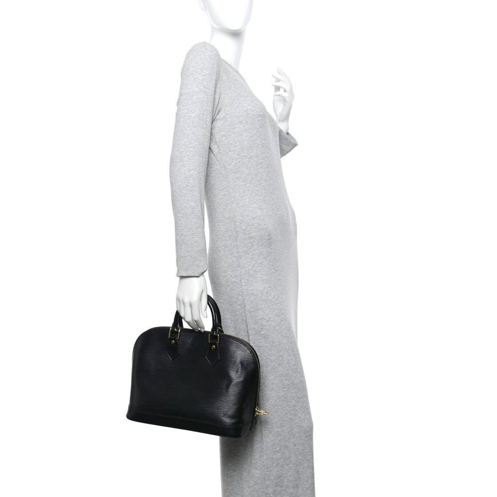 Louis Vuitton Epi Alma PM Black