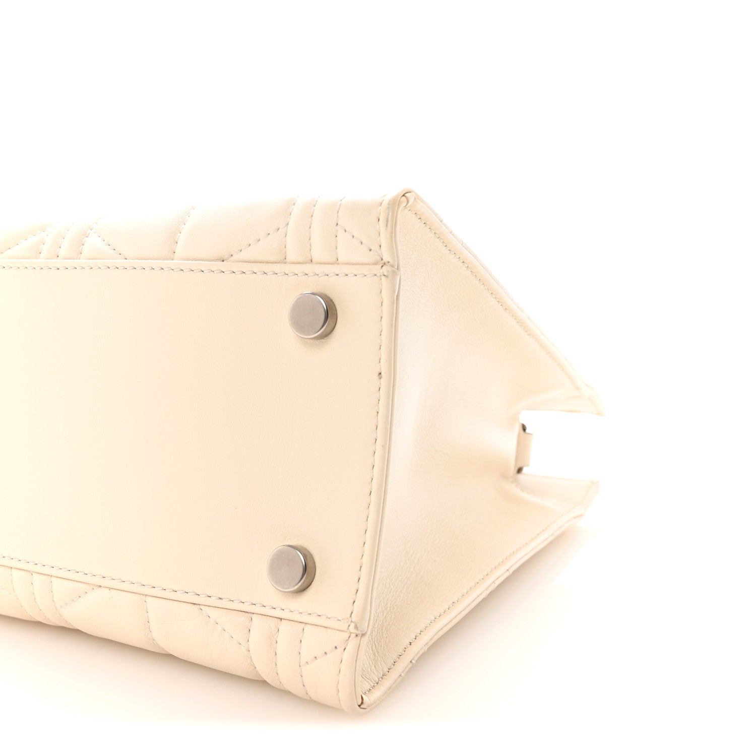 Gucci Cafskin Web Quilted Large Dionysus Tote Bag White