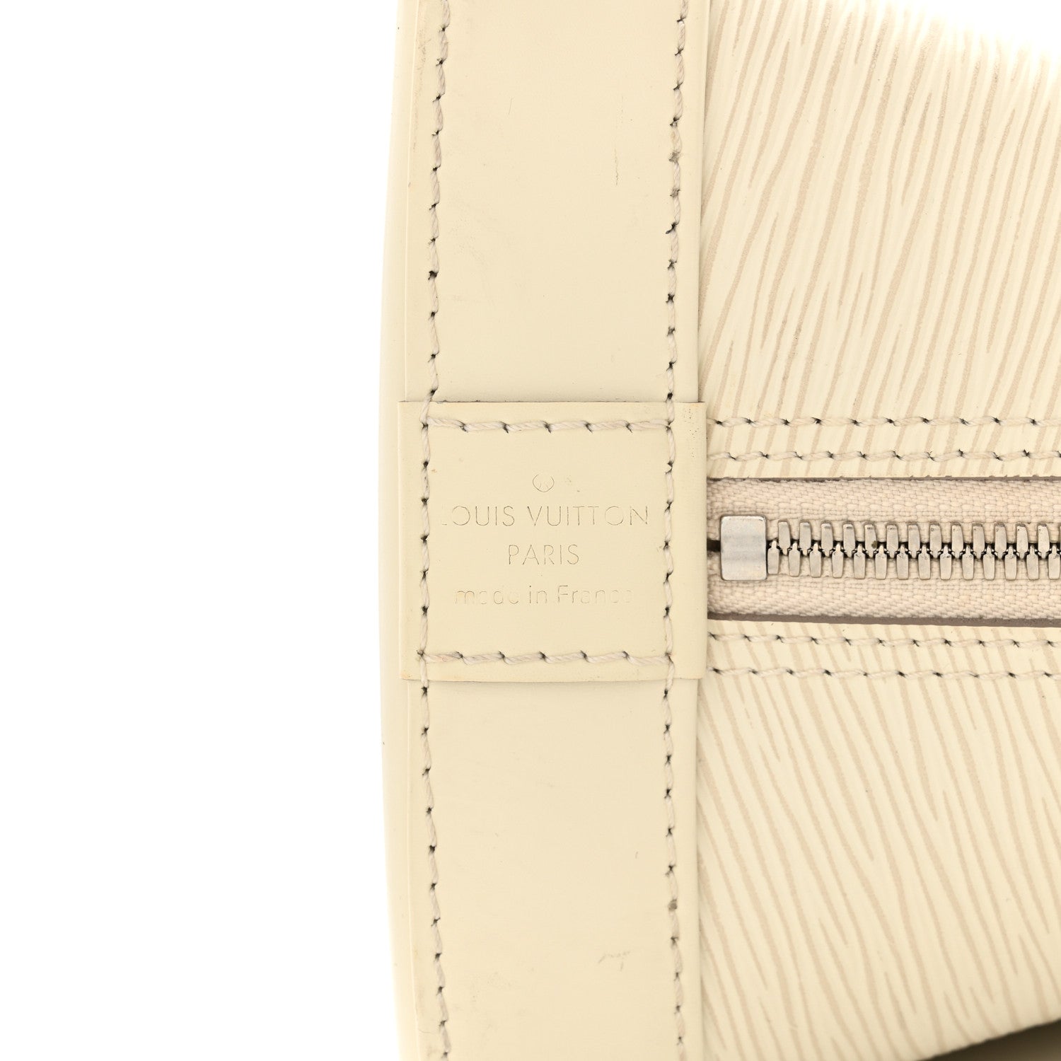 Louis Vuitton Epi Alma PM White