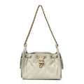 Chanel Caviar Quilted Mini Chanel 25 Handbag Light Green