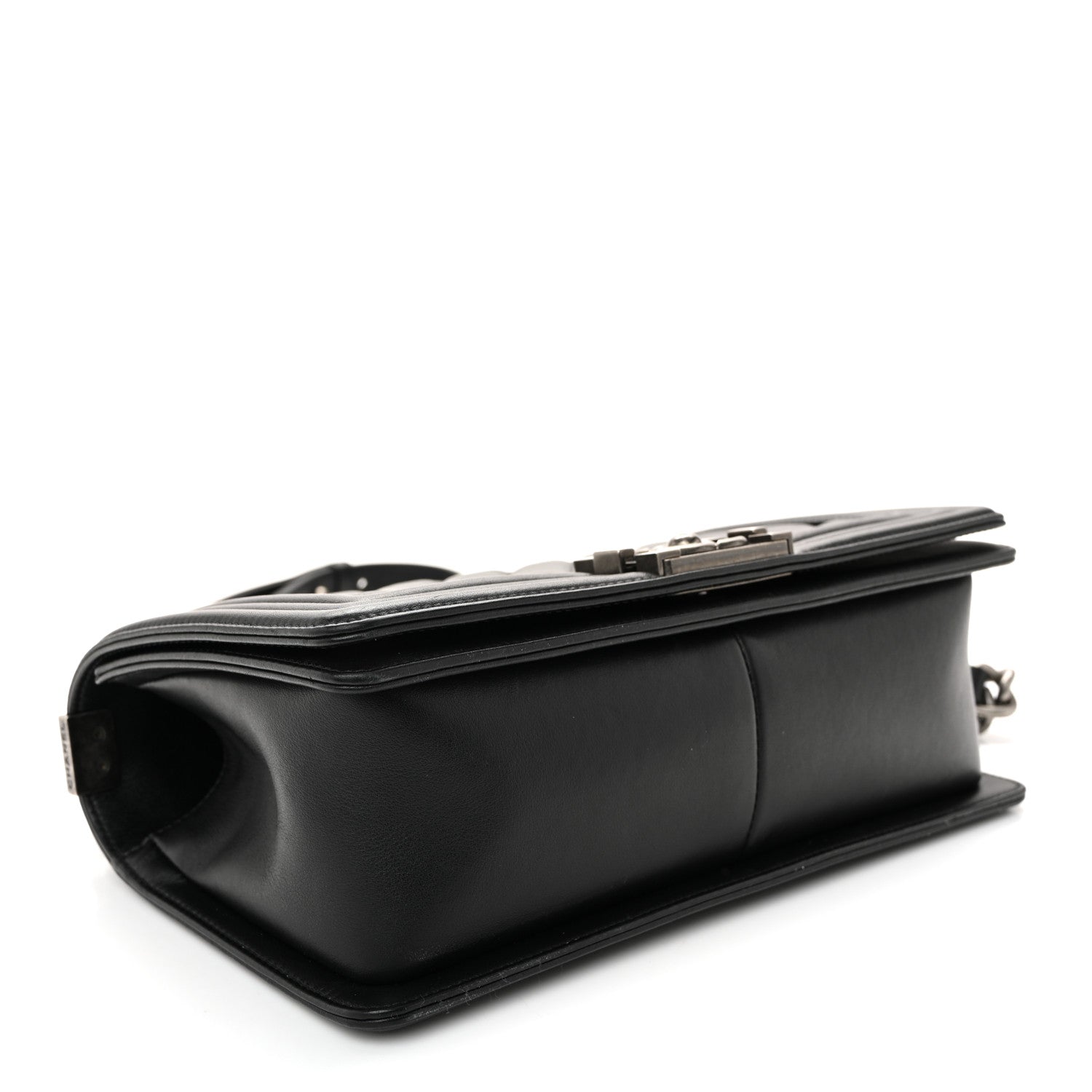 Chanel Lambskin Quilted Medium Boy Flap Black