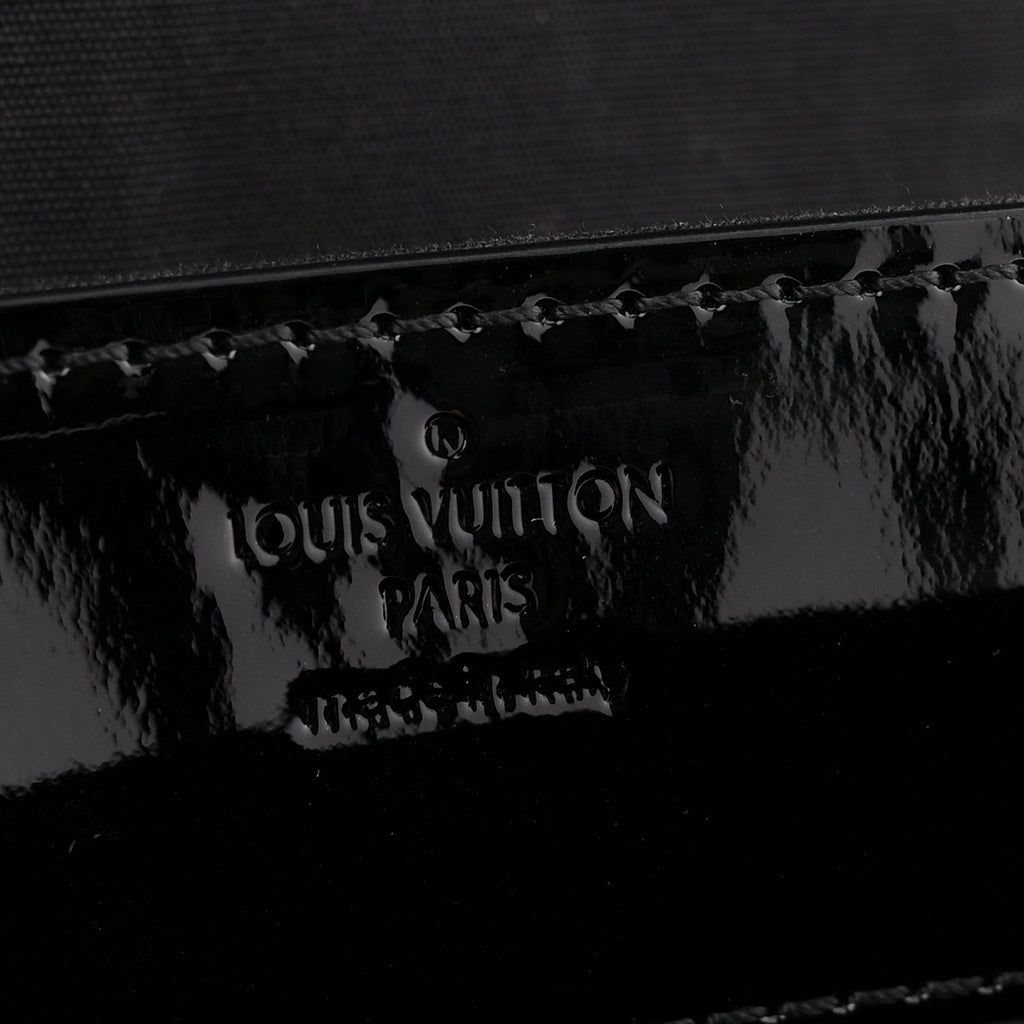 Louis Vuitton Patent Louise Clutch Black