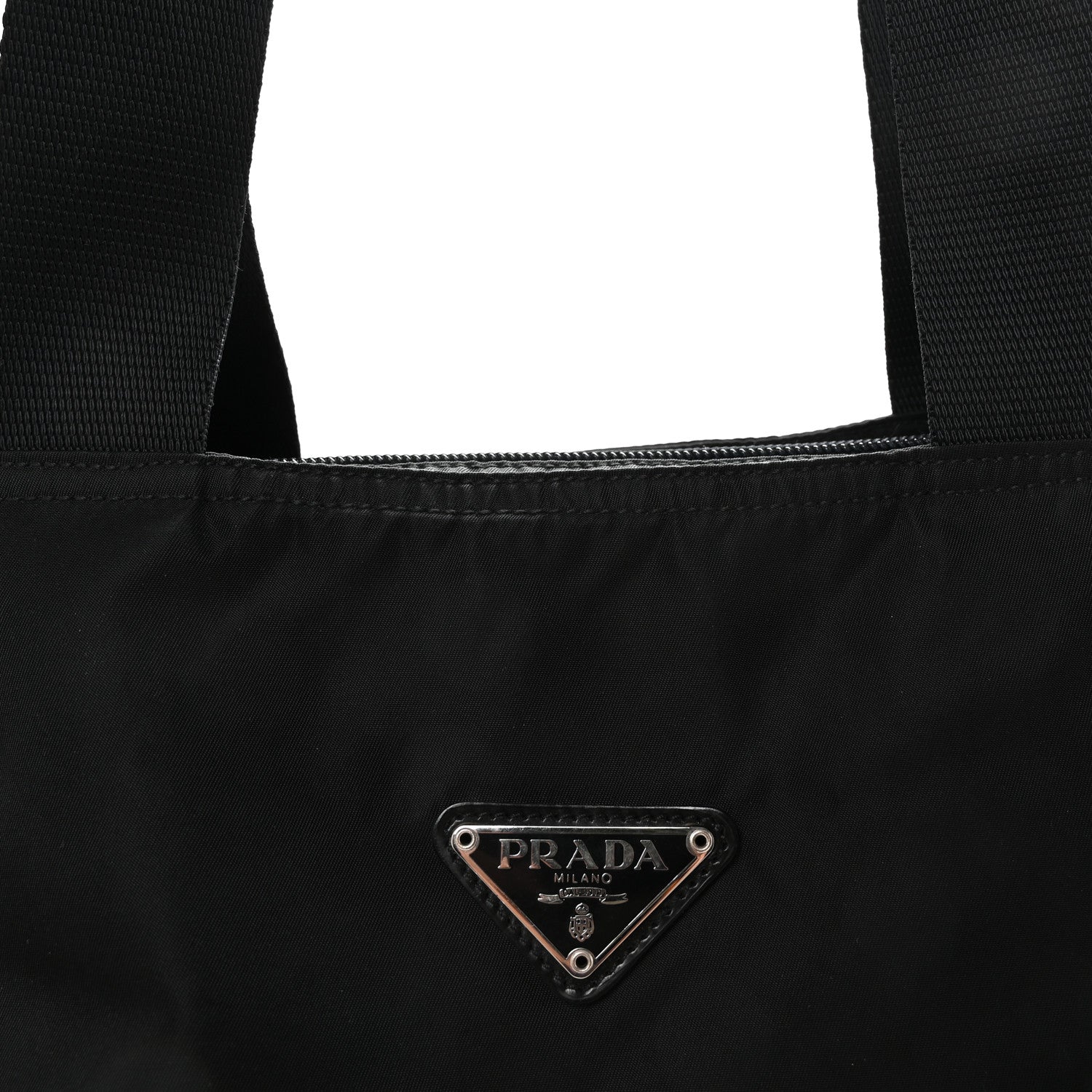 Prada Tessuto Nylon Tote Black