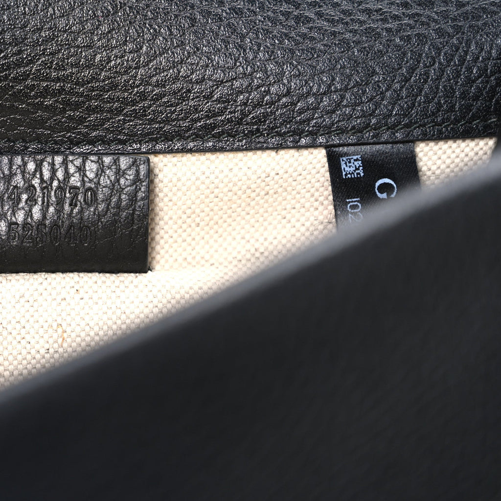 Gucci Calfskin Mini Dionysus Shoulder Bag Black