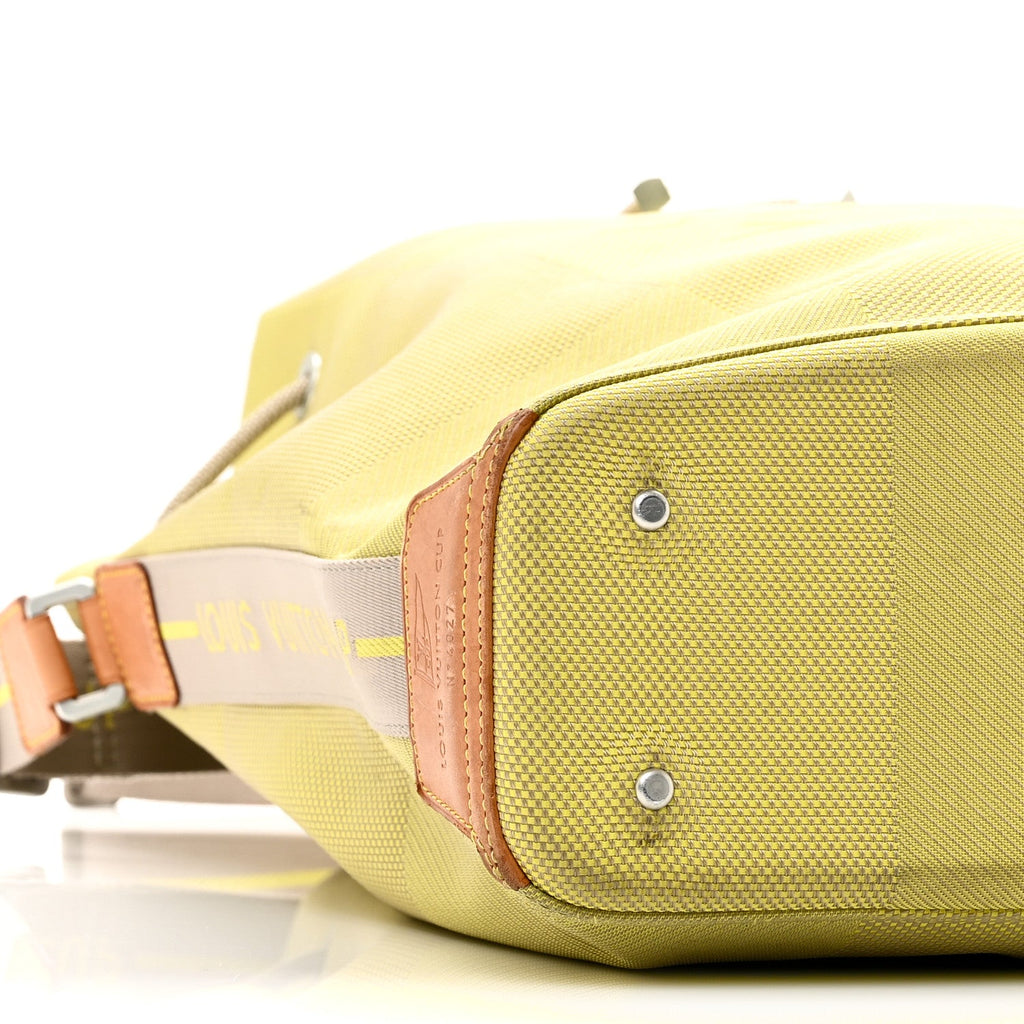 Louis Vuitton Damier Geant Americas Cup Volunteer Bag Yellow