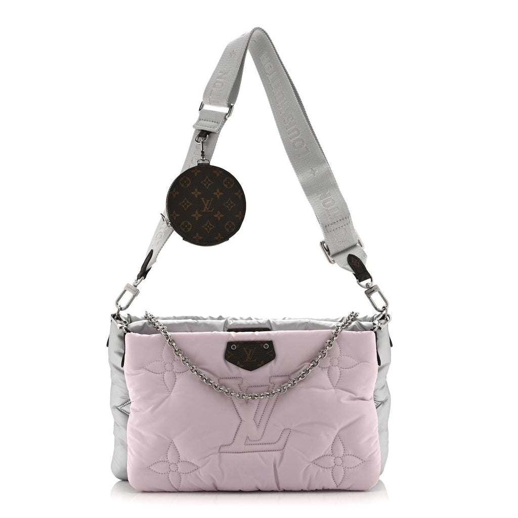 Louis Vuitton Econyl Monogram Pillow Maxi Multi Pochette Accessories Silver Pale Pink