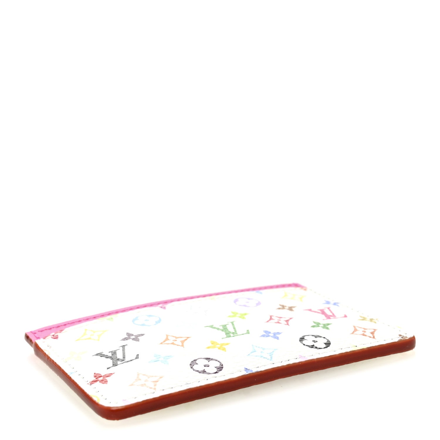 Louis Vuitton LV X TM Monogram Multicolor Card Holder Kawaii Pink