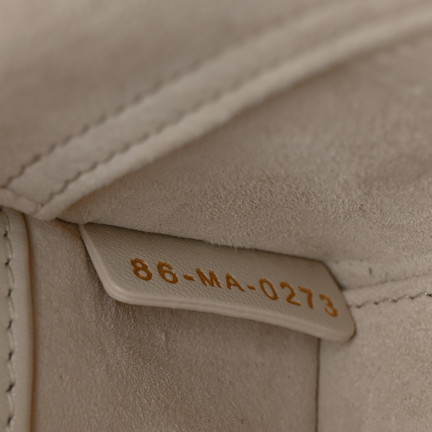 Christian Dior Lambskin Cannage Micro Lady D-Joy Latte