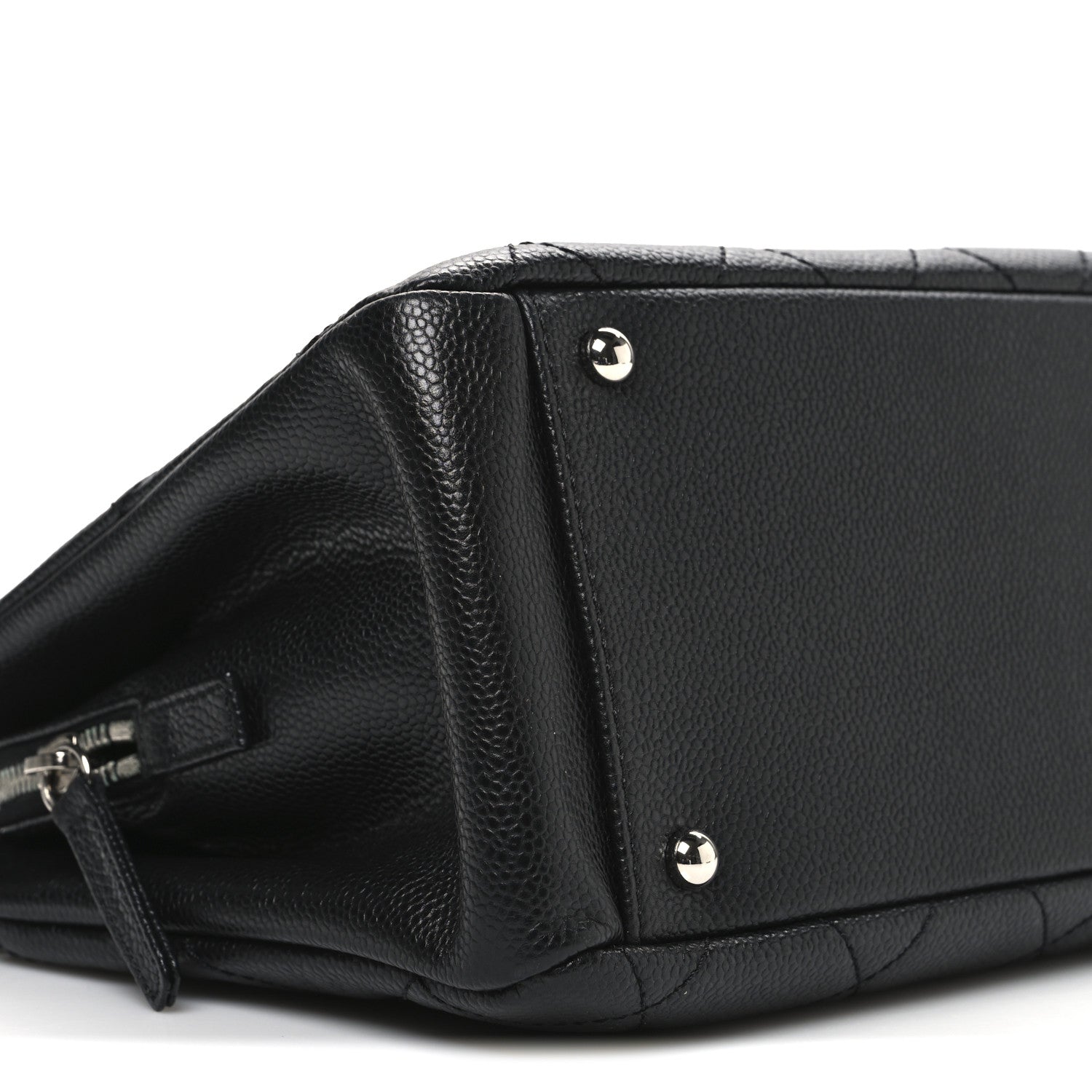 Chanel Caviar Quilted CC Timeless Soft Tote Black