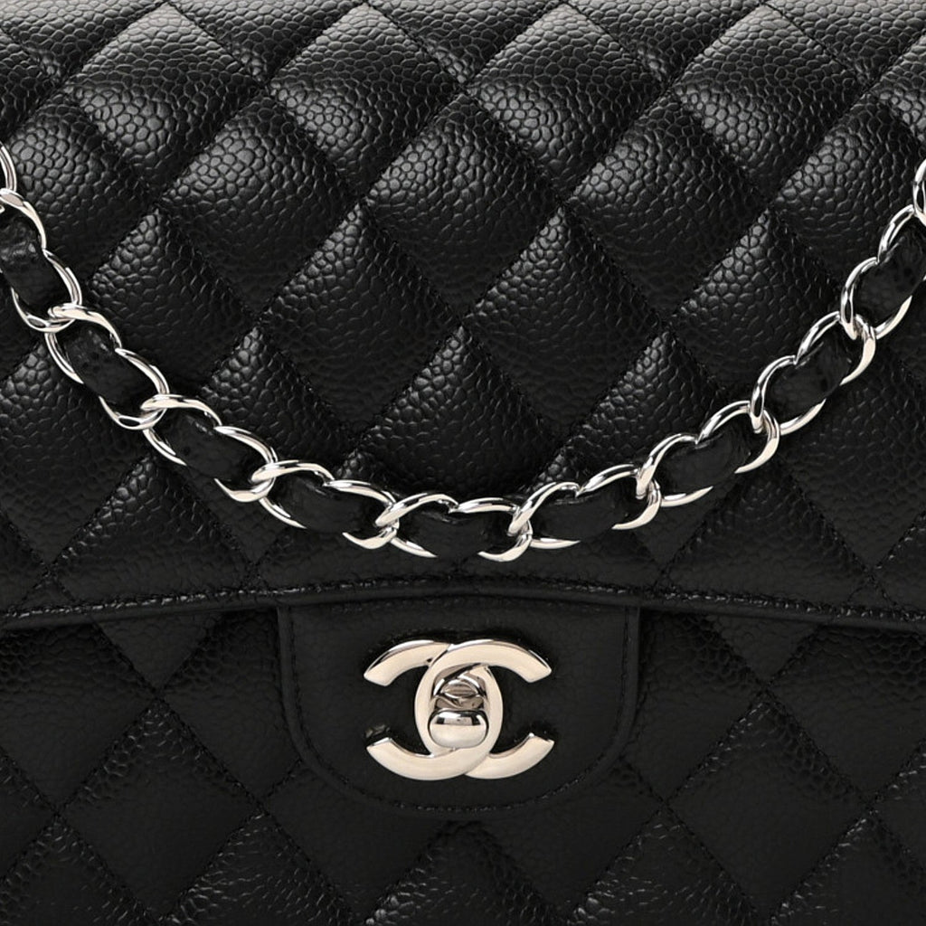 Chanel Caviar Quilted Medium Double Flap Black