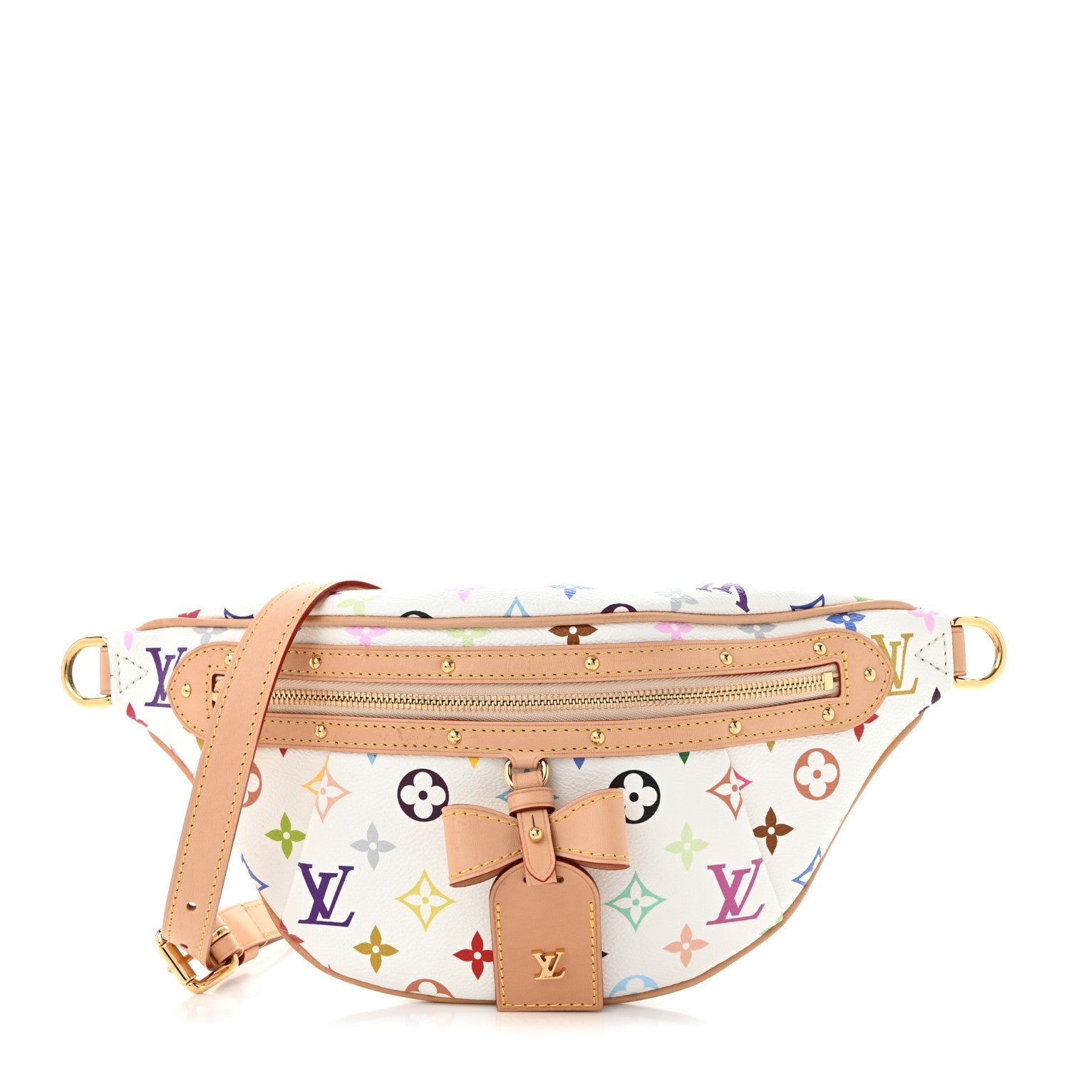 Louis Vuitton LV X TM Monogram Multicolor High Rise Bumbag White