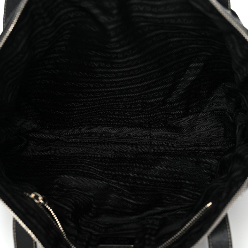 Prada Nappa Pocket Satchel Black