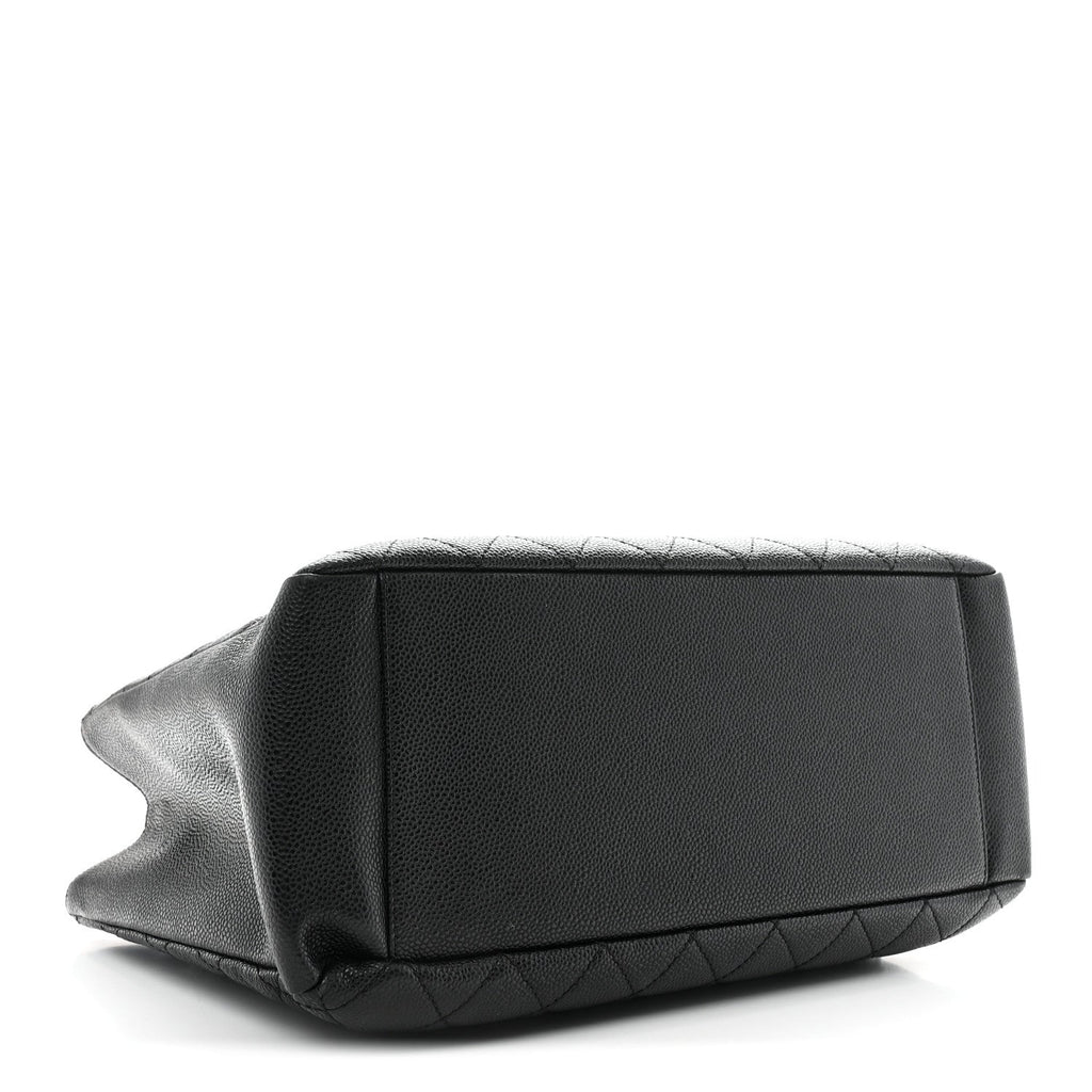 Chanel Caviar Quilted Grand Shopping Tote GST Black