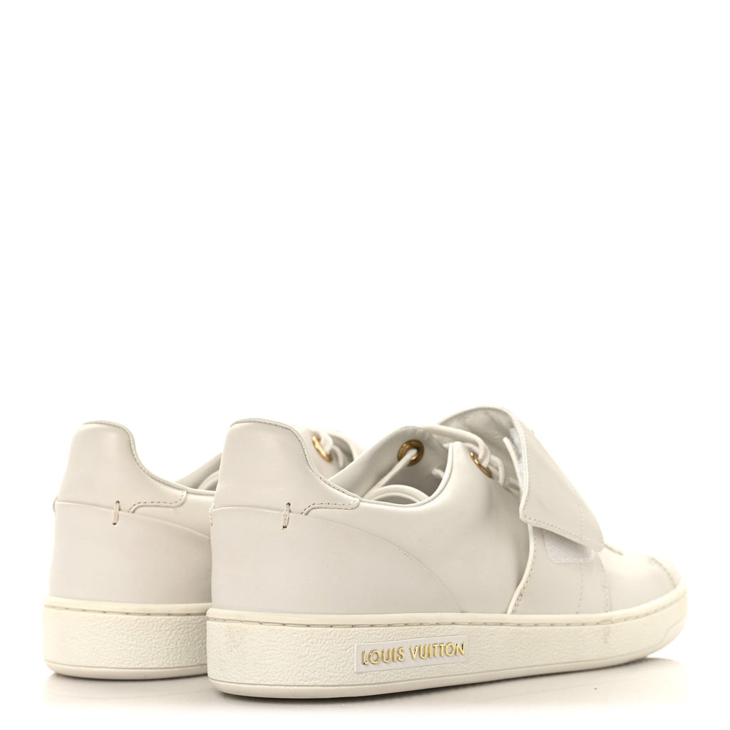 Louis Vuitton Calfskin Front Row Sneaker 36.5 White