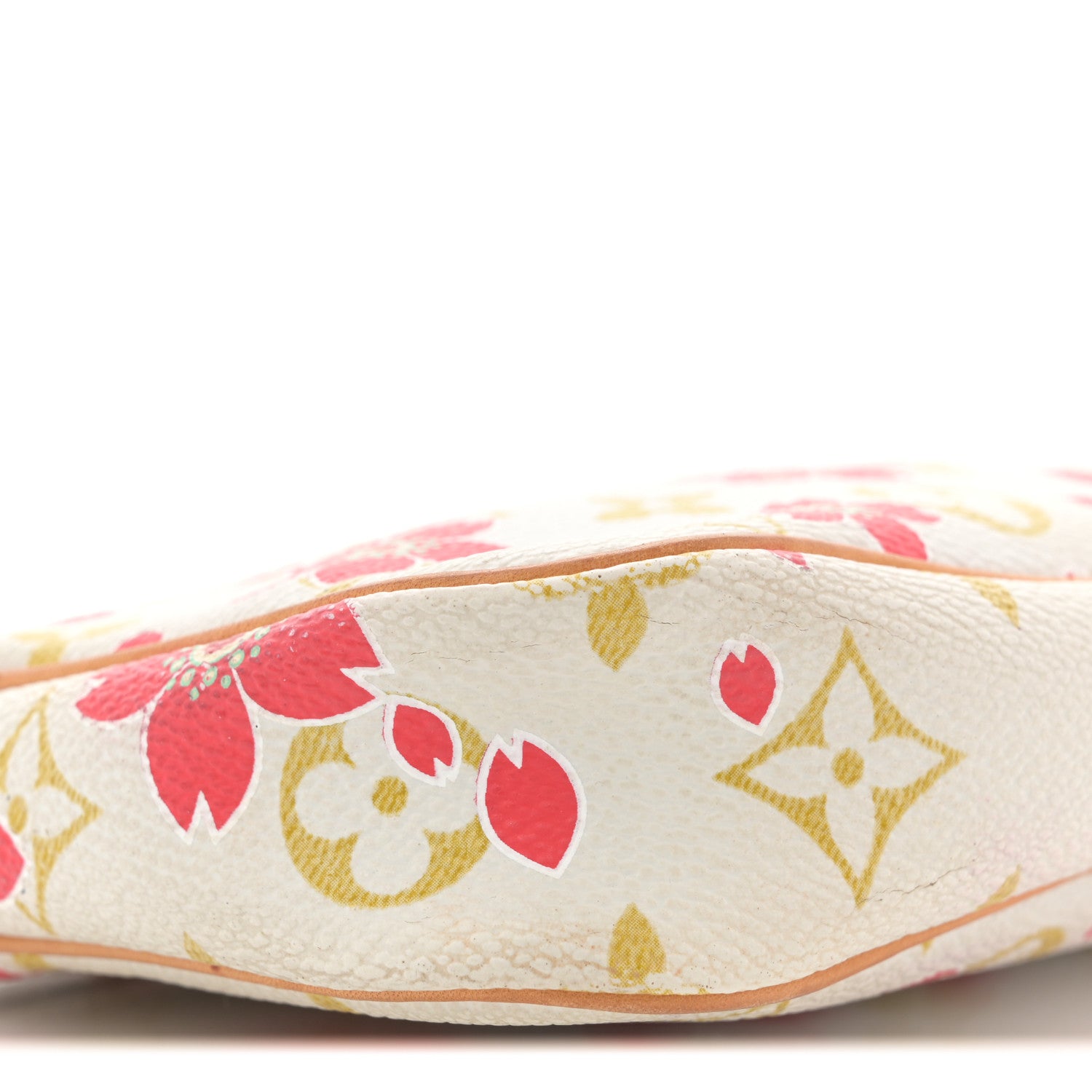 Louis Vuitton Monogram Cherry Blossom Pochette Accessories Red