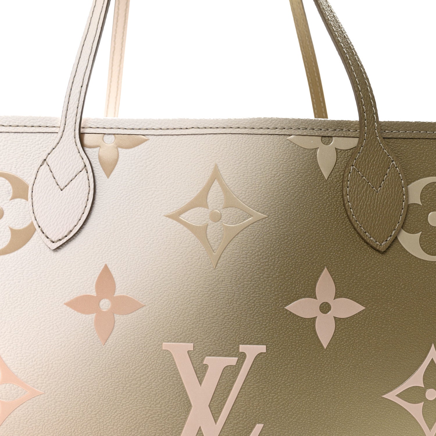 Louis Vuitton Monogram Giant Spring In The City Neverfull MM Sunset Kaki