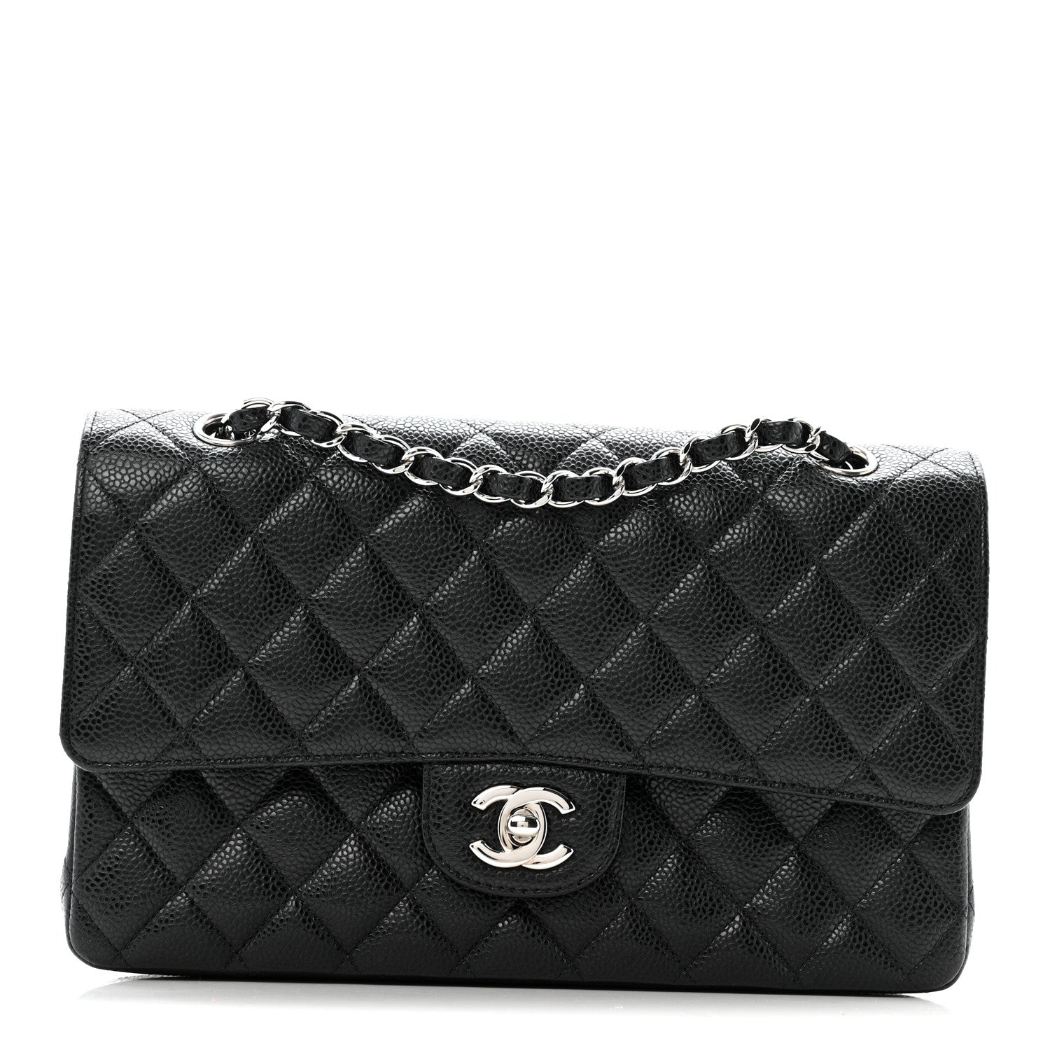 Chanel Caviar Quilted Medium Double Flap Black