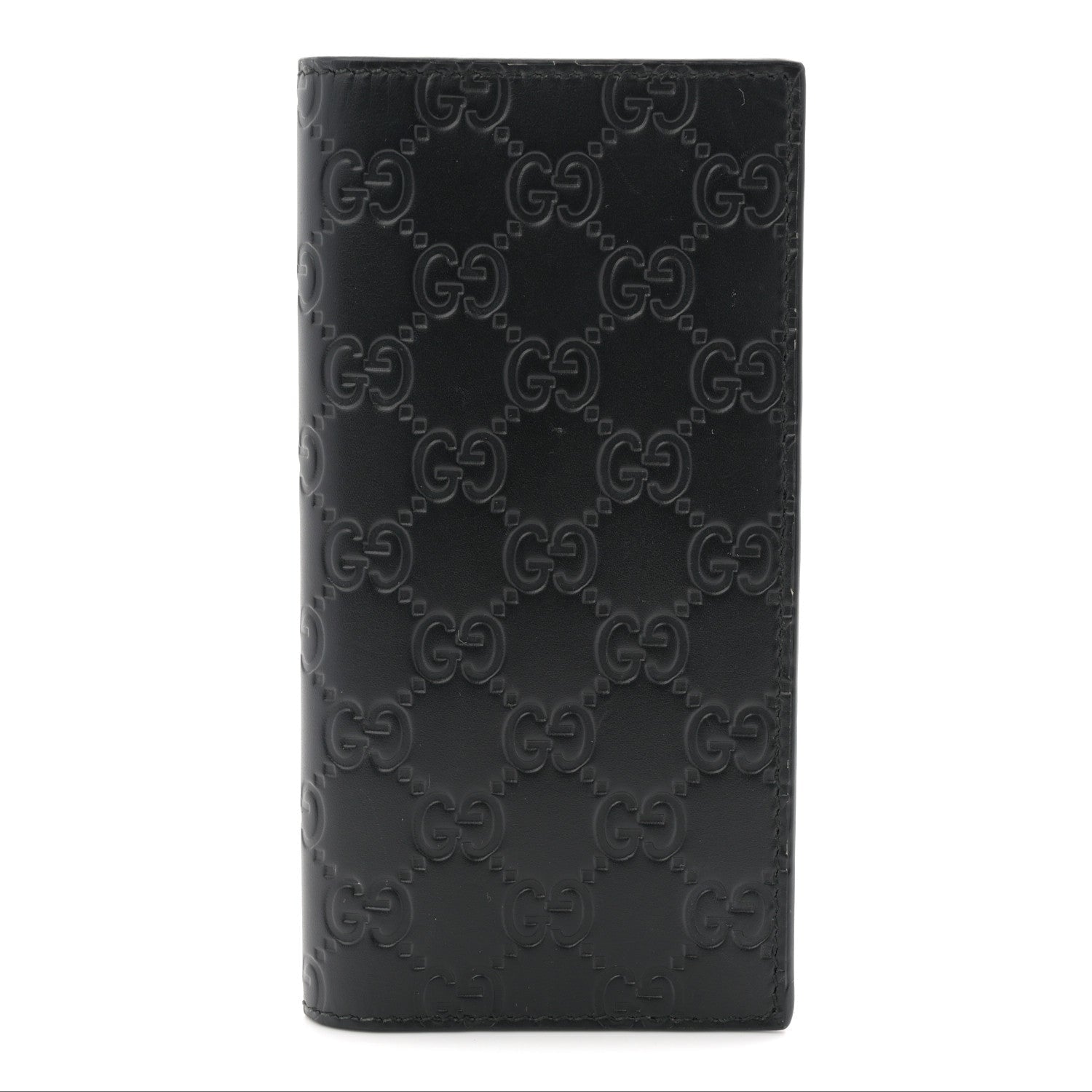 Gucci Guccissima Long Wallet Black