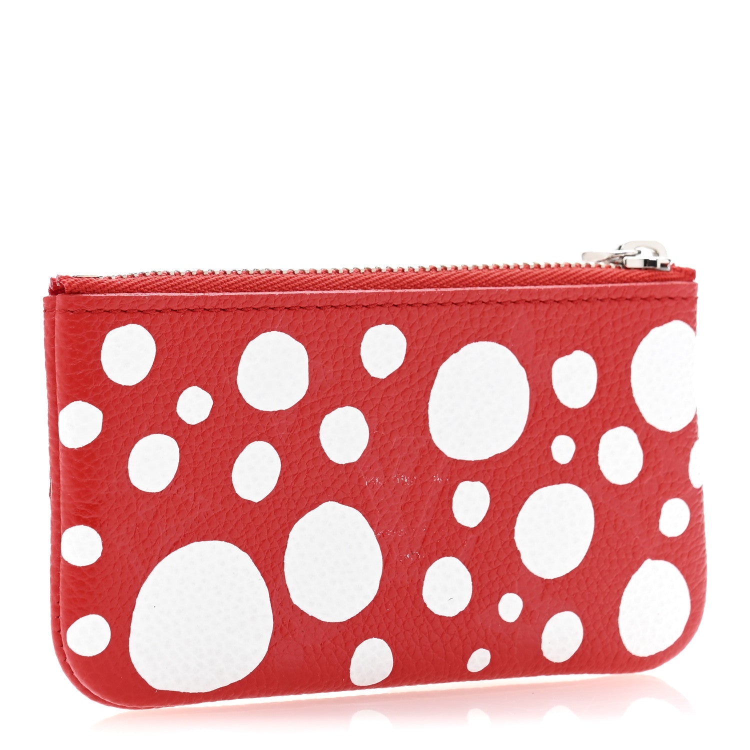 Louis Vuitton LV X YK Empreinte Infinity Dots Key Pouch Red White