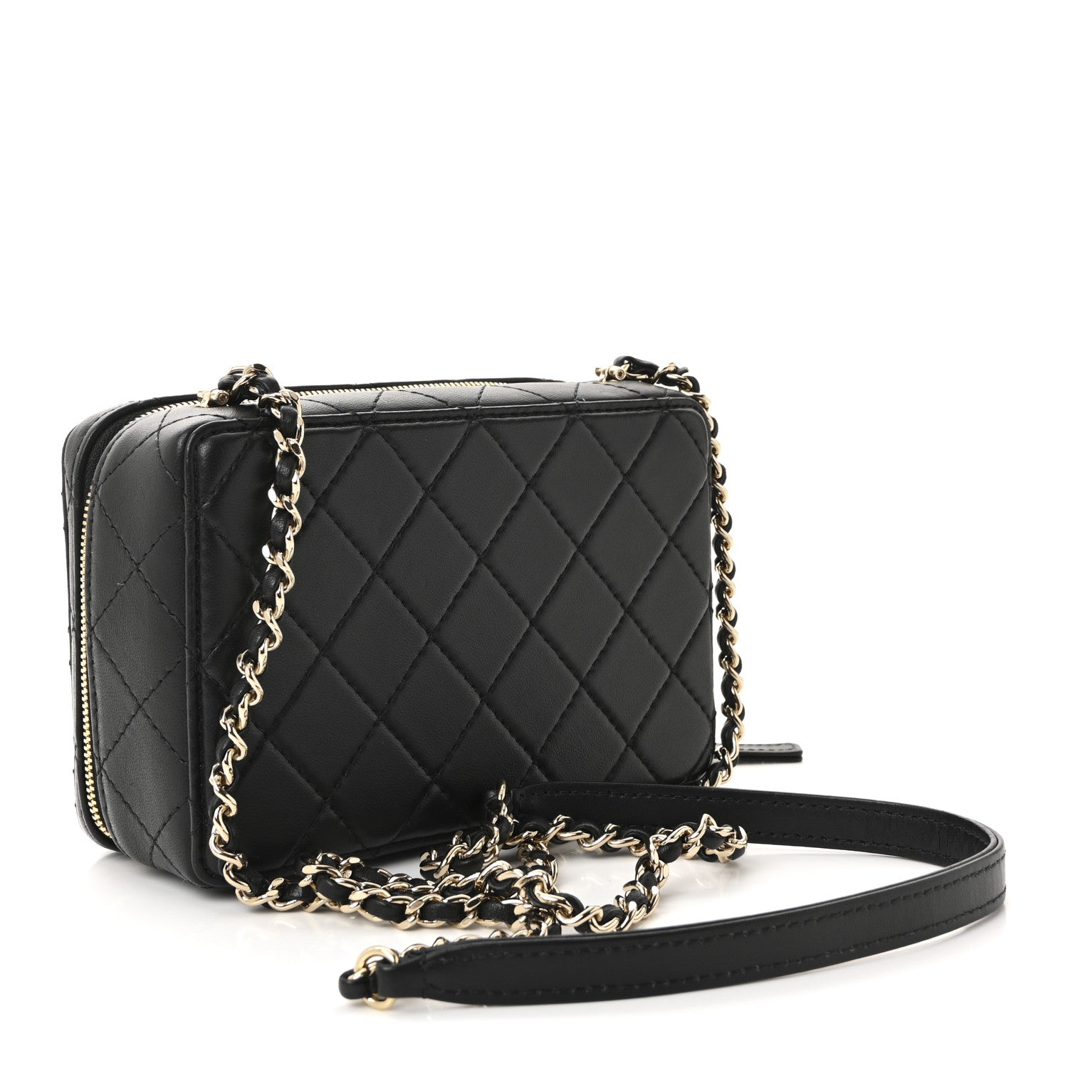 Chanel Lambskin Quilted Coco Click Bag Black