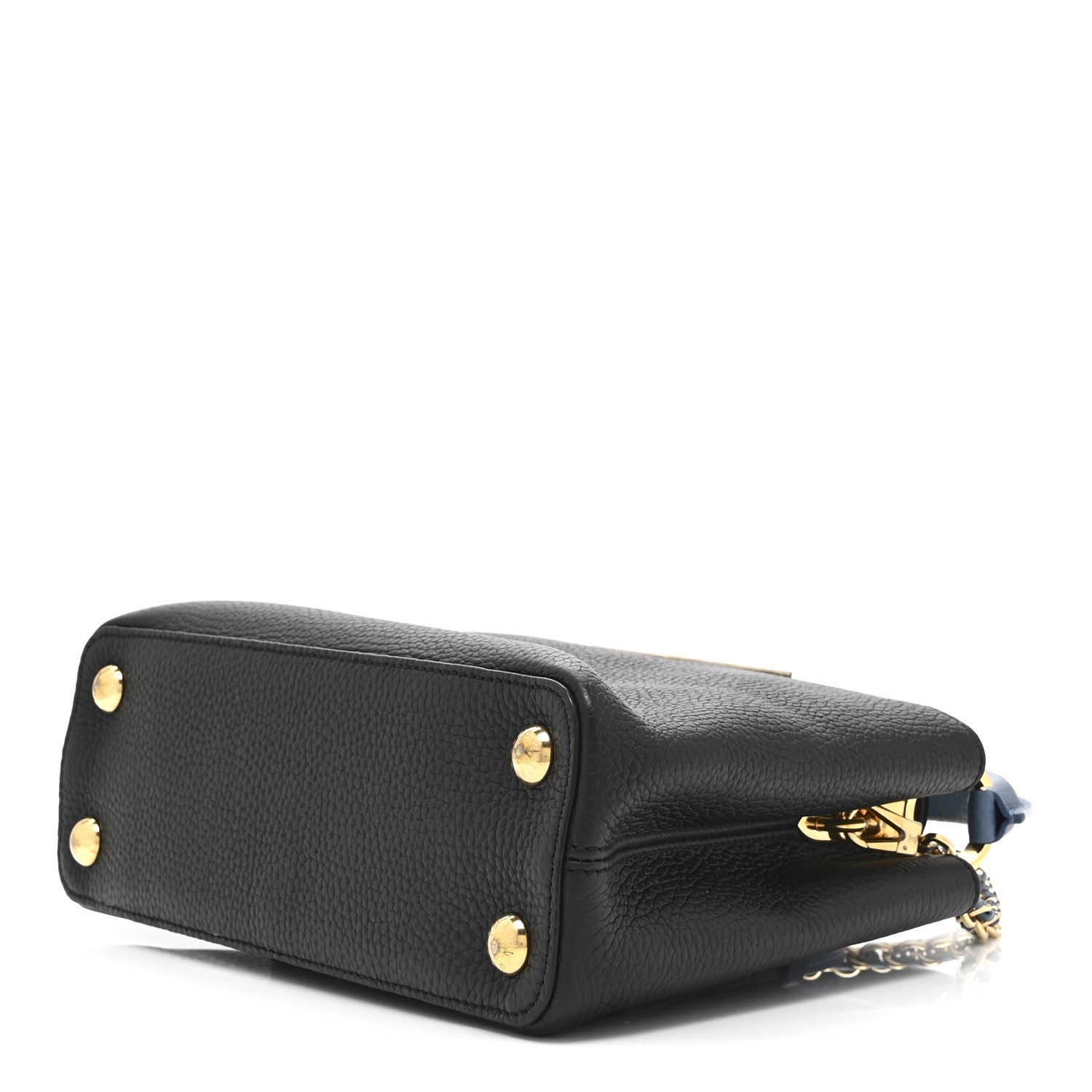 Louis Vuitton Taurillon Capucines BB Black General Blue