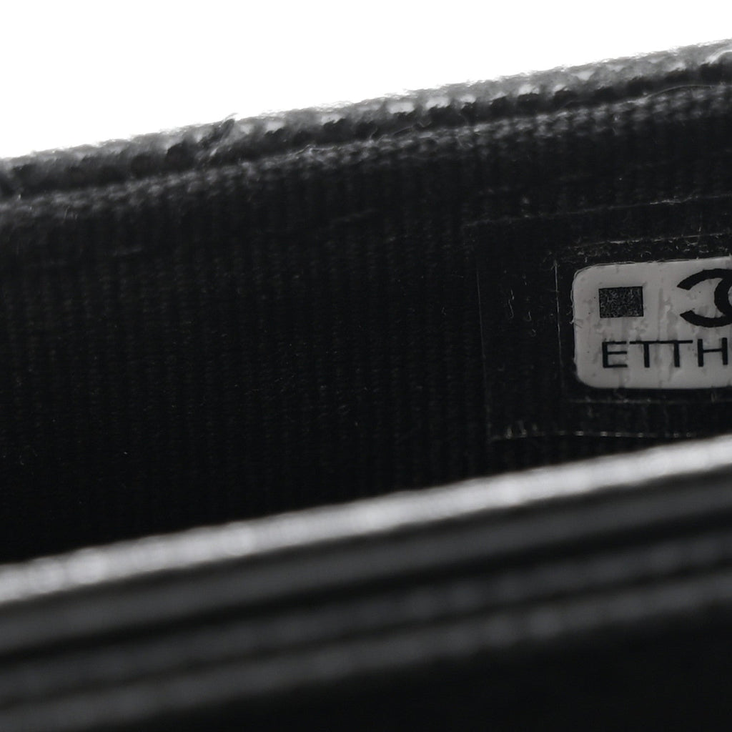 Chanel Caviar Quilted Clutch With Chain Black