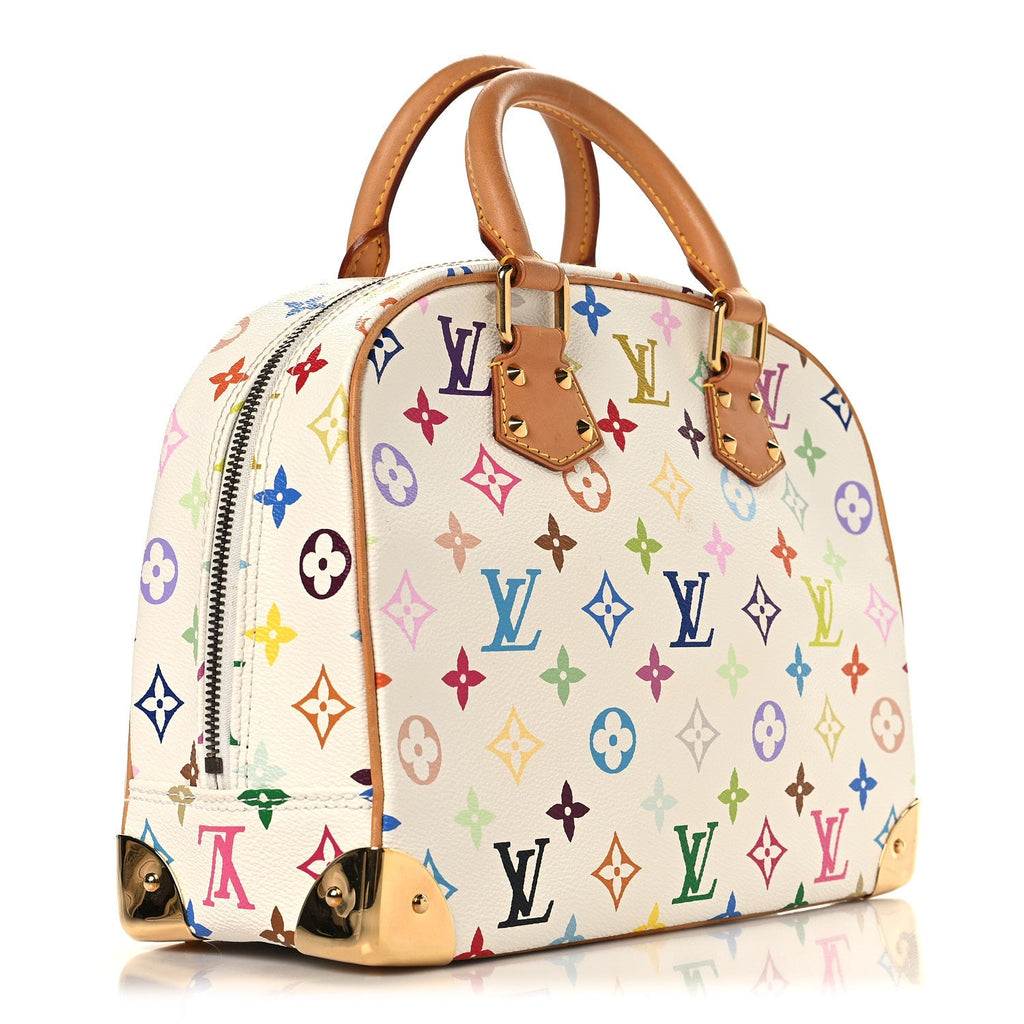 Louis Vuitton Monogram Multicolor Trouville White